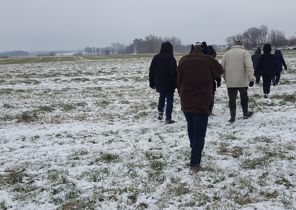 Vandring på Søborg Sø men Kaare Larsen og Ida Dahl Nielsen. Foto Iben Dupont